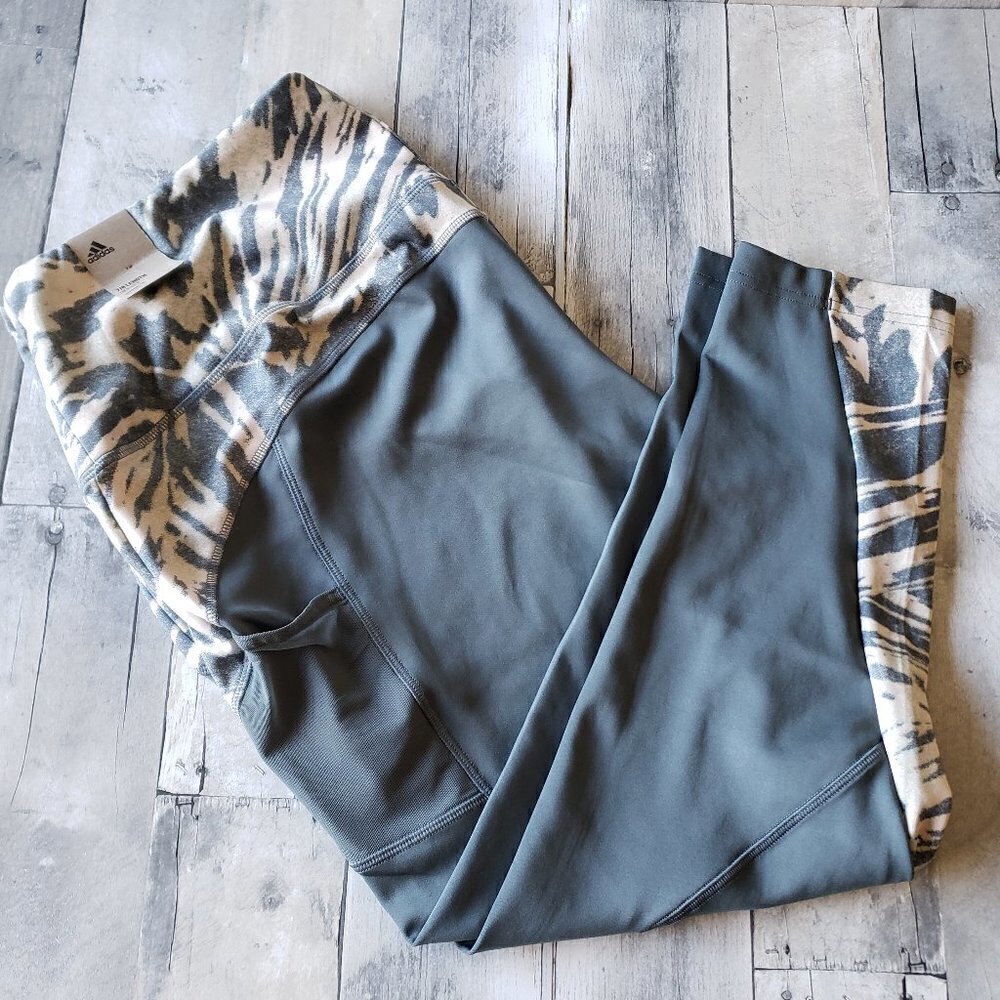 NWT - Adidas Women's U-4-U 7/8 Plus Size Tights – Size 4X
